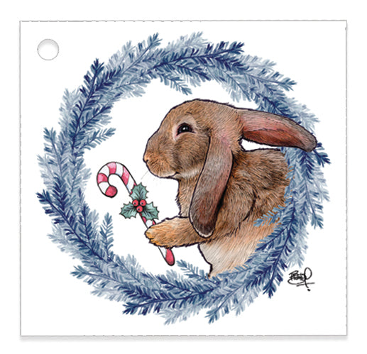 Sweet Wreath Holiday Gift Tag