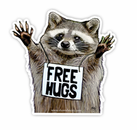 Free Hugs vinyl sticker